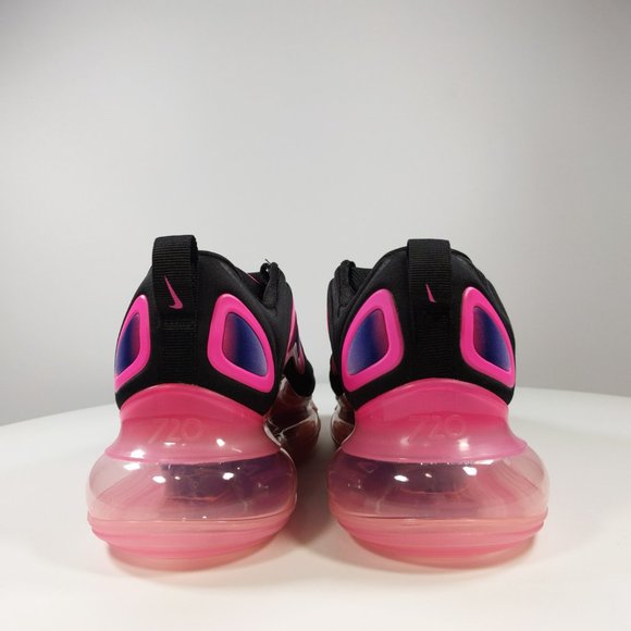 NIKE AIR MAX 720 GS 'BLACK LASER PINK' - Picture 3 of 4